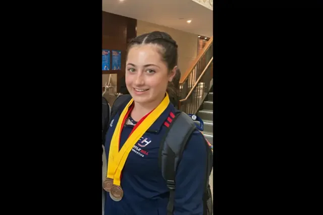 Eva, Silver Medal Winner at Women’s Vault Australian Gymnastics Championships